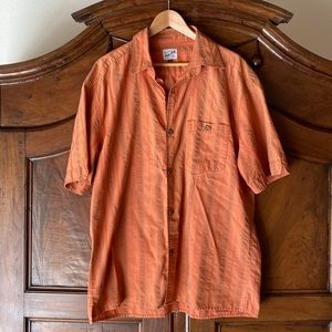 True Grit Cotton Short Sleeve Button Down Shirt XL